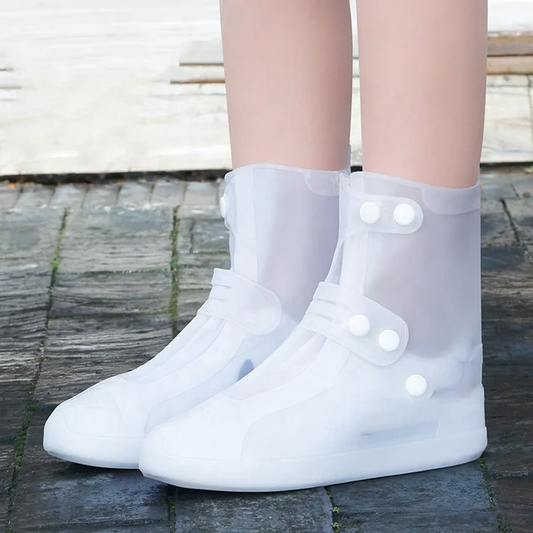 Couvre-chaussures de pluie en silicone réutilisables et durables